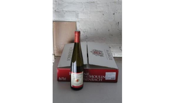 12 flessen à 75cl witte wijn Domaine du Moulin de Dusenbach, Pinot Blanc 2017